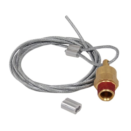 Phillips Valve, Drain, Air, Heavy-Duty, 60 In. Cable W/ 3/8 Pipe Thread 12-822